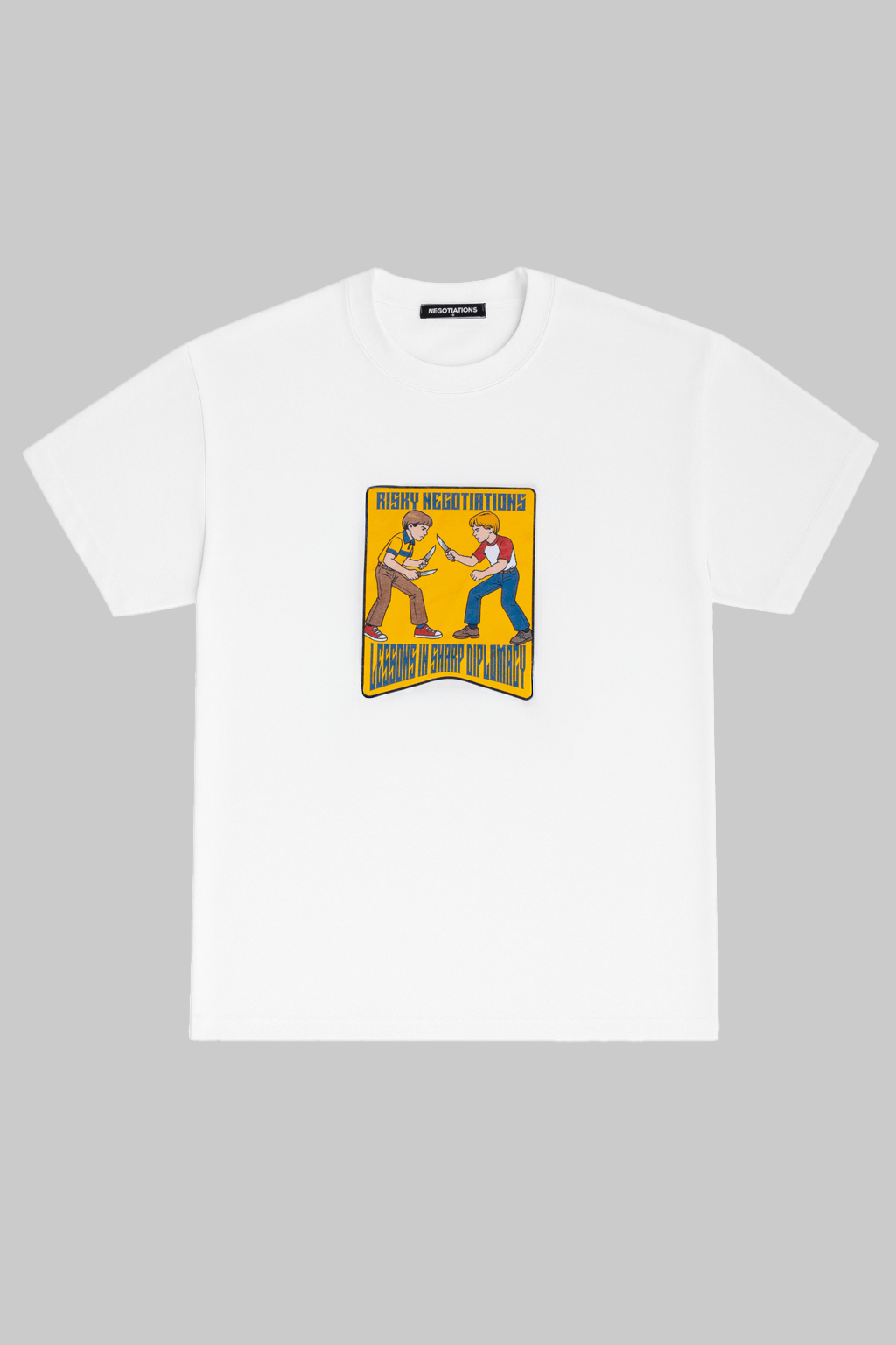 T-SHIRT "LESSONS IN SHARP DIPLOMACY"