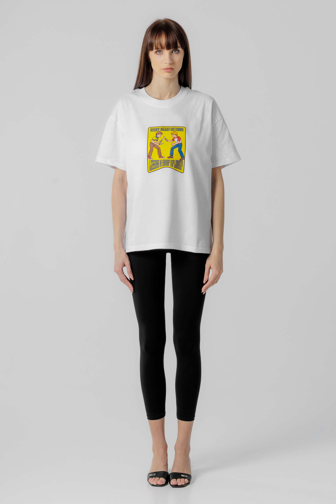 T-SHIRT "LESSONS IN SHARP DIPLOMACY"